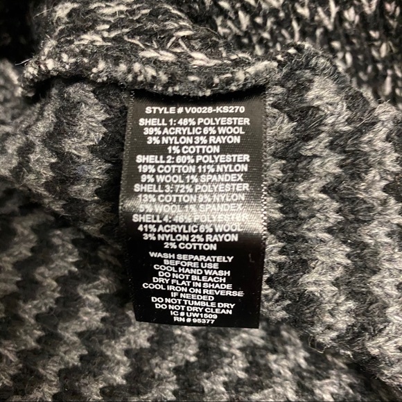 Sanctuary Oversized Wool Blend Knit Sweater Vest - Picture 10 of 10